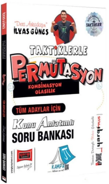 Tüm Adaylar İçin Taktiklerle Permütasyon Konu Anlatımlı Soru Bankası Yargı Yayınları ürün görseli
