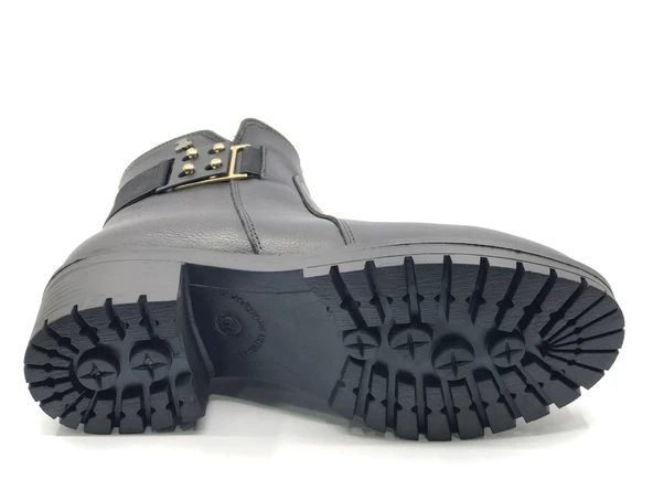 Venüs Burssella Hakiki Deri Kaymaz Taban Ortopedik Kadın Bot - Resim 5