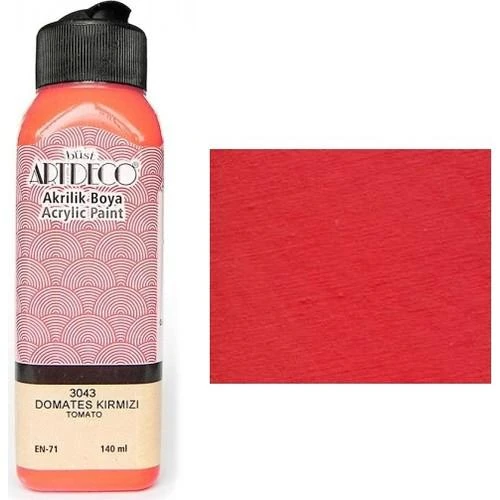 Artdeco Akrilik Boya 140 Ml Domates Kırmızı ürün görseli