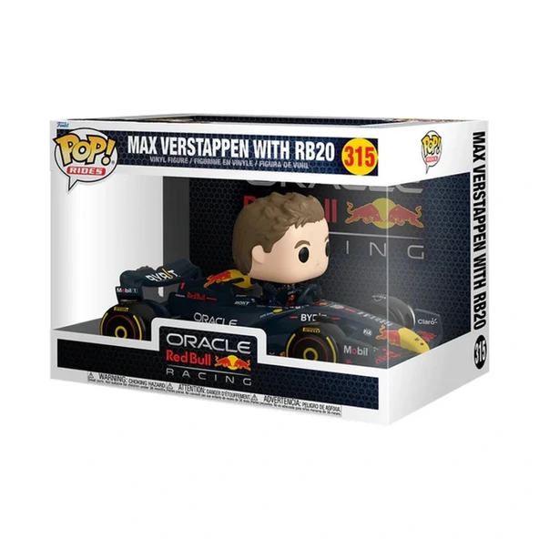 Funko POP Super Deluxe: Oracle Red Bull Racing - Max Verstappen with RB20 - Resim 2