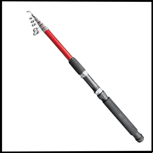 Uyguna-Yakala 300cm - 40/80 Gr Teleskopik Olta Kamışı - Kırmızı -MS.081 ürün görseli