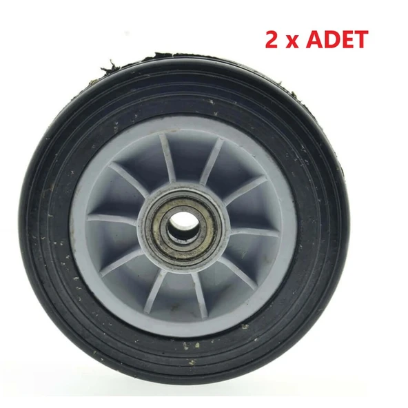 Plastik Jantlı Rulmanlı Dolma Tekerlek 150X35x15 mm-2 Adet ürün görseli