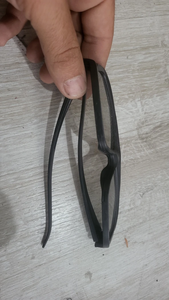 Koruyucu gözlük siyah - Resim 2