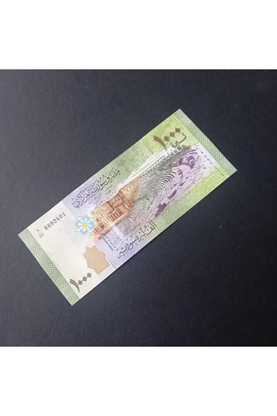 Escoines Koleksiyon 3996368f6345c0f747 Suriye 1000 Pound ÇİL eski yabancı kağıt para - Resim 3