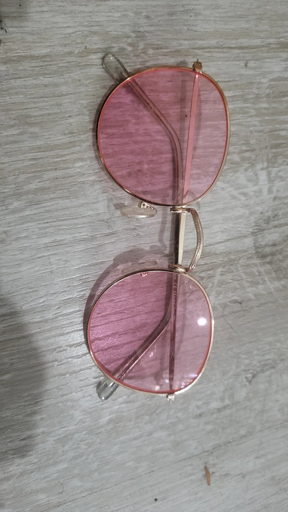 Dekoratif güneş gözlük ikinci el pembe cam