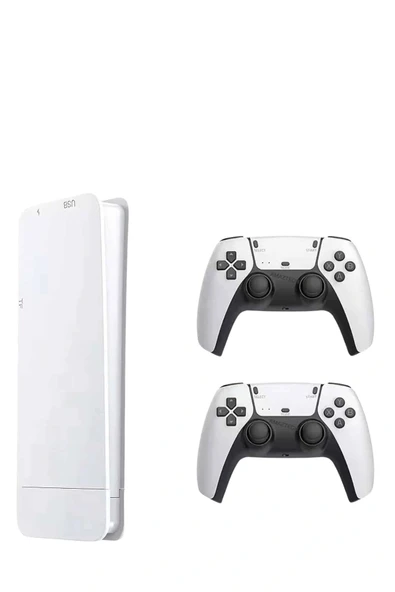 Game Box 3D Çift Oyun Kollu 4K HD Ekran 20000'den Fazla Oyun Seçeneği 2.4G Kablosuz - 4