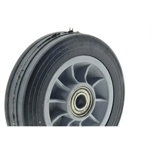 Plastik Jantlı Rulmanlı Dolma Tekerlek 170x35x15 mm-2 Adet - Resim 2