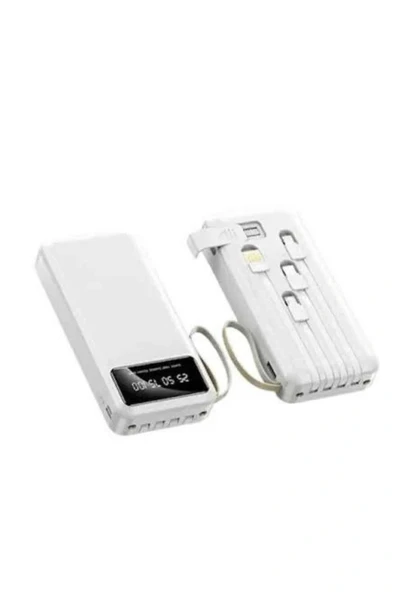 Powerbank Şarj Cihazı 4 Çıkışlı 20.000 MAH Powerbank Kompakt Yüksek Kapasiteli Hızlı Şarj - 4