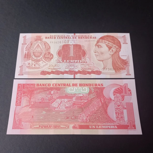 Escoines Koleksiyon 3996368f636e862ec2 Honduras 1 Lempira Çil eski yabancı kağıt para ürün görseli 1