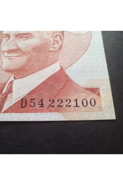 Escoines Koleksiyon 3996368f6c22913585 6.Emisyon 20Türk-Lirası ÇÇT güzel Numara eski kağıt para - Resim 2