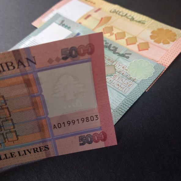 Escoines Koleksiyon 3996368f63c065d922 Lübnan 1000/5000/10.000 Livres ÇİL eski yabancı kağıt para - Resim 4