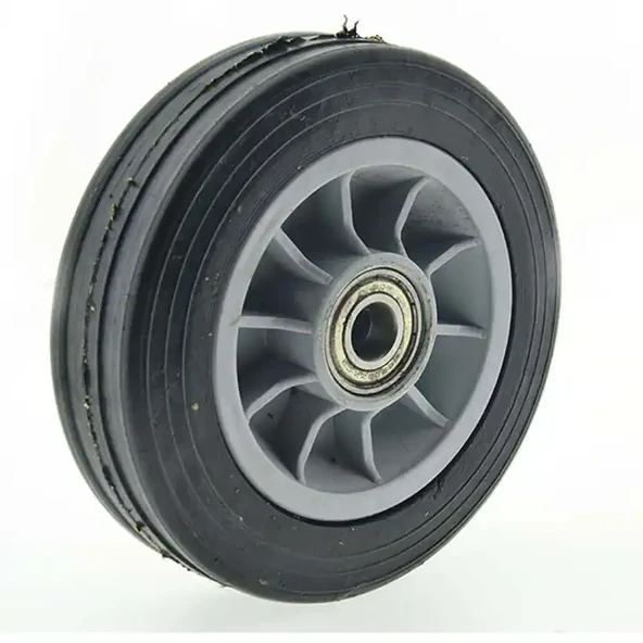 Plastik Jantlı Rulmanlı Dolma Tekerlek 170x35x15 mm-2 Adet - Resim 7