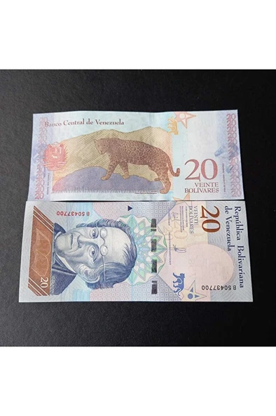 Escoines Koleksiyon 3996368f817f2d1c9f 2018 venezuela 20 bolivar ÇİL eski yabancı kağıt para