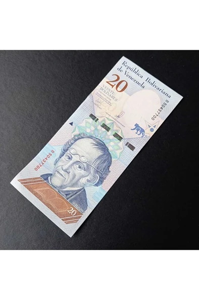Escoines Koleksiyon 3996368f817f2d1c9f 2018 venezuela 20 bolivar ÇİL eski yabancı kağıt para - 5