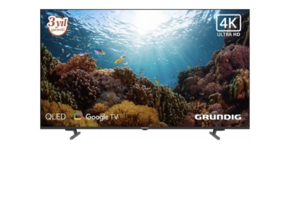Grundig 65 GJQ 9200 4K Ultra HD 65" 165 Ekran Uydu Alıcılı Google Smart QLED TV