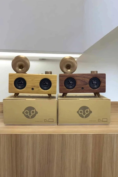 Çalar Radyo Müzik Kutusu Nostaljik Hoparlör Speaker - 3
