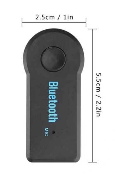 Yeni Nesil Bluetooth Aux Araç Kiti Siyah TV Tablet Telefon Araç Araba - 3