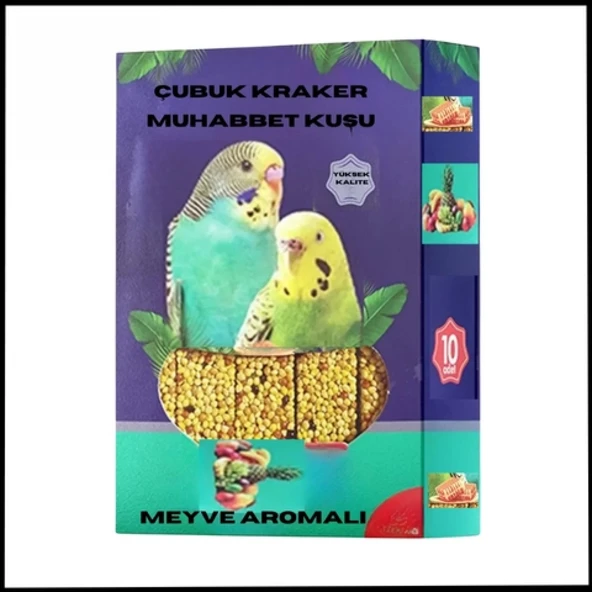 Uyguna-Yakala 10'lu Meyve Aromalı -Kuş Krakeri -CL.269 ürün görseli