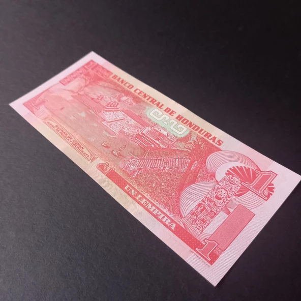 Escoines Koleksiyon 3996368f636e862ec2 Honduras 1 Lempira Çil eski yabancı kağıt para - Resim 4