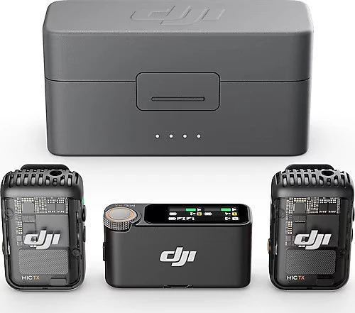 DJI Mic 2 Kablosuz 2 Kişilik Mikrofon Seti