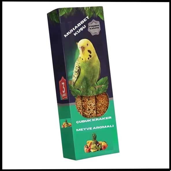 Uyguna-Yakala 3'lü Kuş Krakeri - Meyve Aromalı -CL.268 ürün görseli