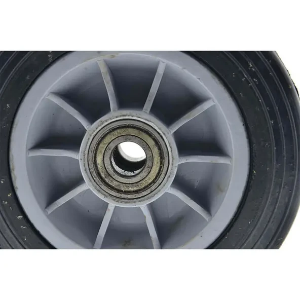 Plastik Jantlı Rulmanlı Dolma Tekerlek 150X35x15 mm-2 Adet - Resim 2