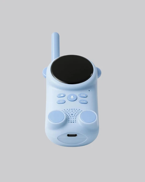 USB Şarjlı Çocuk Telsizi – Renkli Ekran, VOX Modu, Kompakt Tasarım - 4