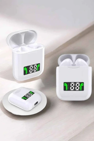 Kablosuz Müzik Keyfi Sunan LED Şarjlı TWS Bluetooth Kulaklık - 2