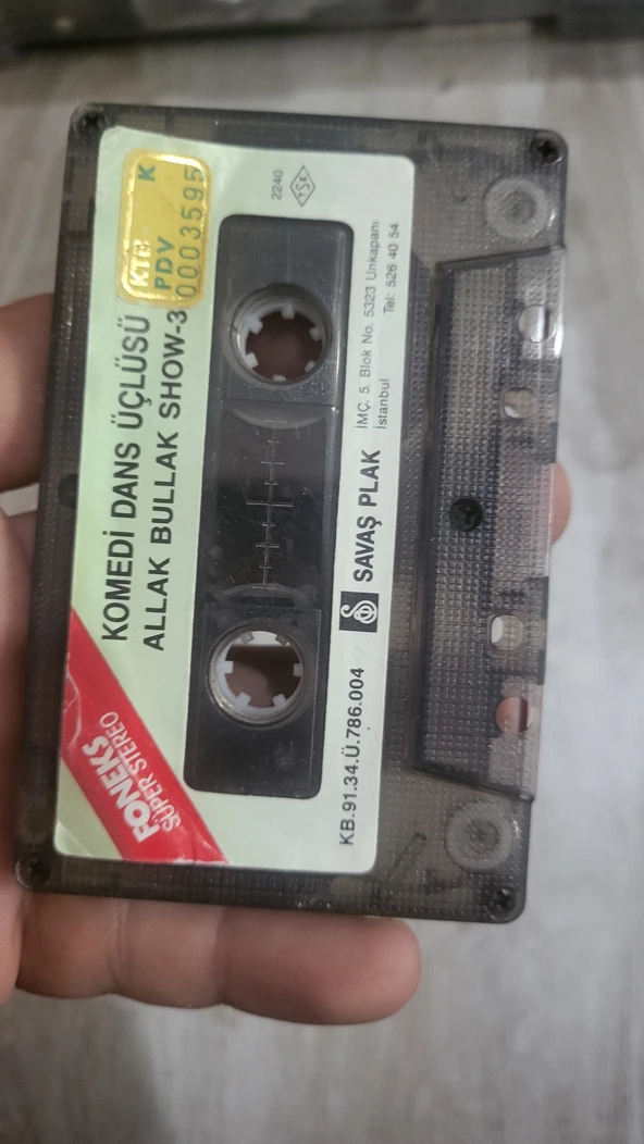 Kaset orjinal ikinci el ürün görseli