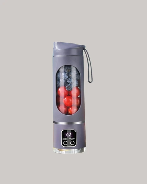 Şarjlı Taşınabilir Meyve Sıkacağı – 12 Bıçaklı Güçlü Blender - 5