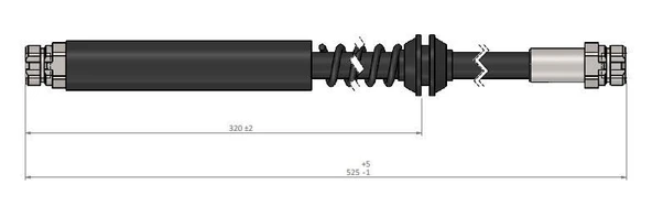 Vag On Fren Hortumu Felicia 95>01 Caddy Pick Up 97>01 - Cavo C900 418a ürün görseli