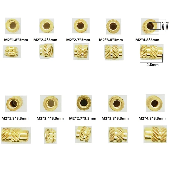 Yate10 500 Adet M2 Laptop Dişi Pirinç Somun Seti Kutulu - 2