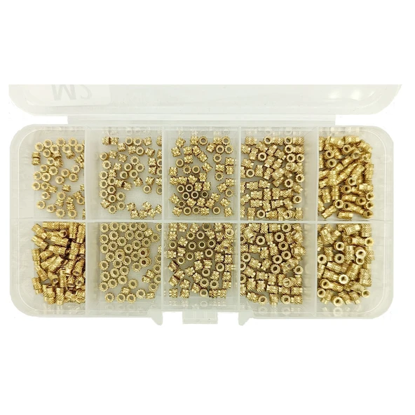 Yate10 500 Adet M2 Laptop Dişi Pirinç Somun Seti Kutulu