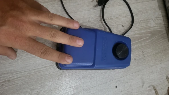 CX-0088 CHAMPION ÇİFT ÇIKIŞ HAVA MOTORU ikinci el sağlam - Resim 2