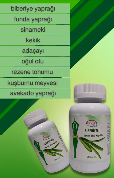 Findit Biberiyeli Bitki Karışımlı Kapsül - Resim 4