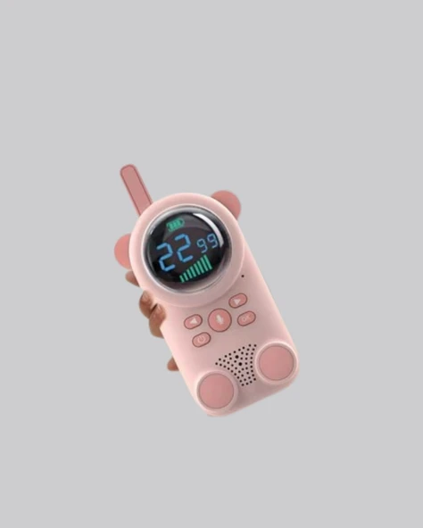 LCD Ekranlı Çocuk Telsizi – İki Yönlü Ses, 1-3 km Çekim Mesafesi - 2