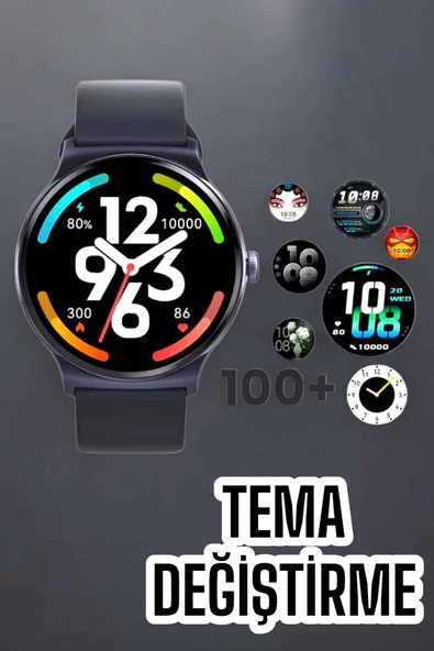 Akıllı Saat Sesli Görüşme Bluetooth Bağlantılı 3 Kordonlu - Resim 2