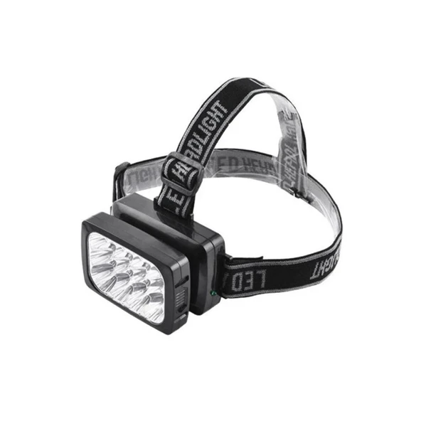 pilelistore 12 Ledli Güçlü Şarjlı Kafa Lambası WT-064