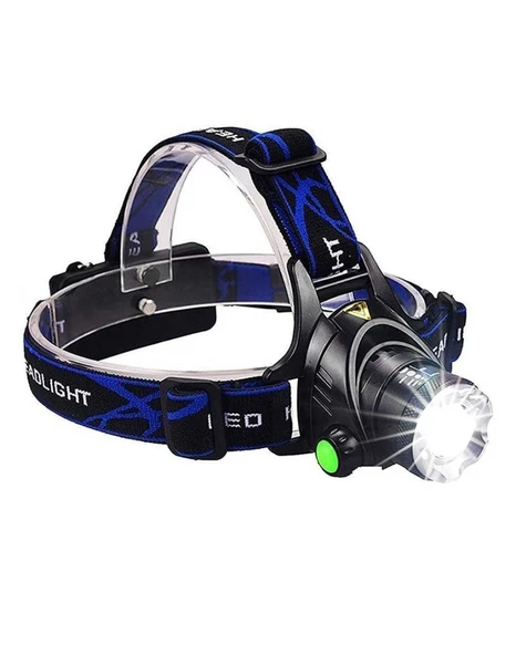 pilelistore PS-XQ-19 T6 Orjinal 800 Lümen Profesyonel T6 Şarjlı Zoomlu Kafa Lambası ürün görseli 1