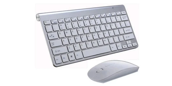 pilelistore ZR481 Gri Wireless Klavye Mouse Set