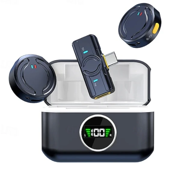 pilelistore ZR984 Q81 Type C Lightning Mıknatıslı Mikrofon