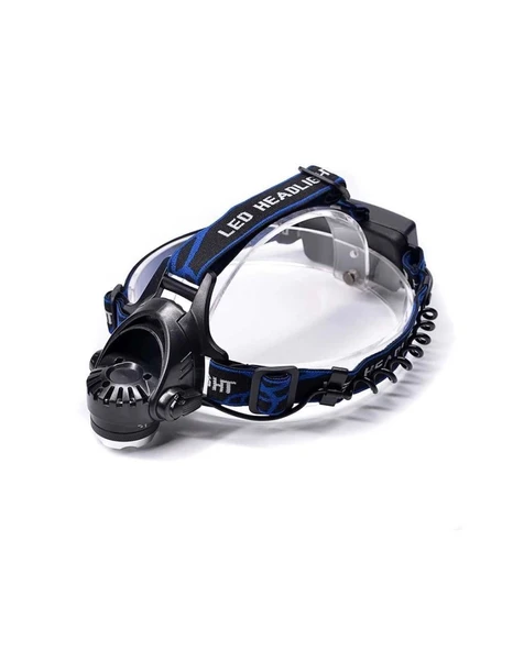 pilelistore PS-XQ-19 T6 Orjinal 800 Lümen Profesyonel T6 Şarjlı Zoomlu Kafa Lambası - Resim 3