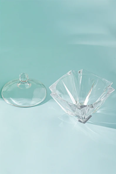 Porsima Dm605-2 Cam Şekerlik Sunumluk Lokumluk Kahve Yanı Drajelik 150 ml - 3