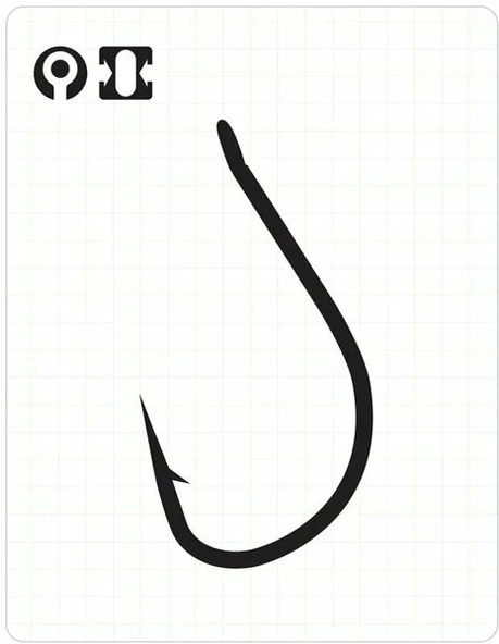 Fudo 3107 UMI TANAGO W/RING No:12 14 lü TEFLON Olta İğnesi ürün görseli