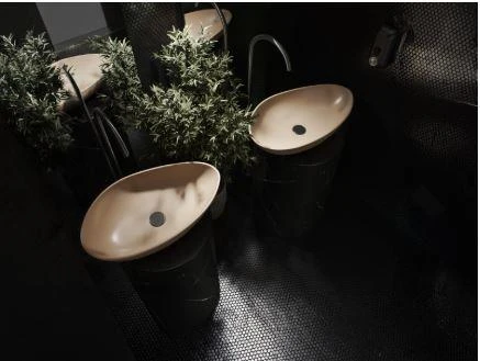 Turkuaz Olive Tezgahüstü Lavabo 61*36 cm - Resim 2