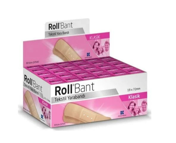Roll Bant Tekstil Yara Bandı 30 LuKutu ürün görseli