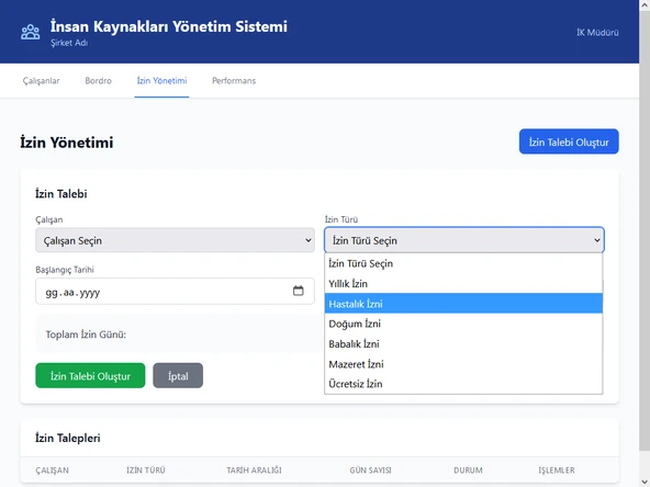 İK Yönetim Sistemi - 6