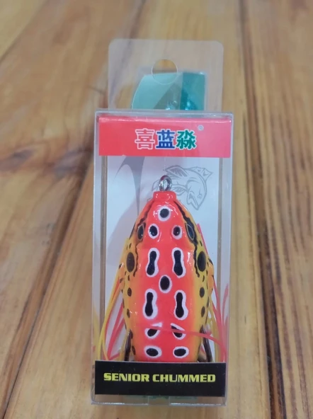 Oskar Senior Chummed Silikon Kurbağa Turuncu Renk ürün görseli