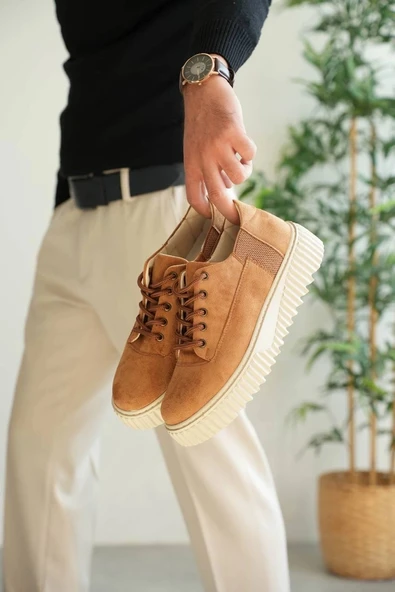 KB-X516 Kuback Taba Süet Günlük Erkek Ayakkabı - Resim 3