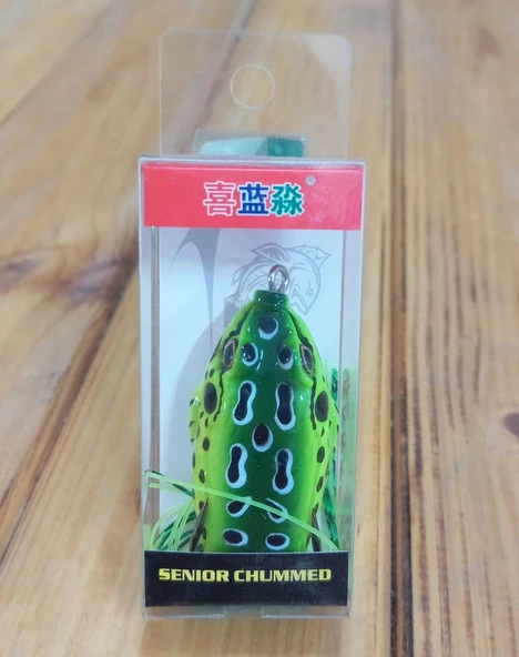 Oskar Senior Chummed Silikon Kurbağa Yeşil Renk ürün görseli